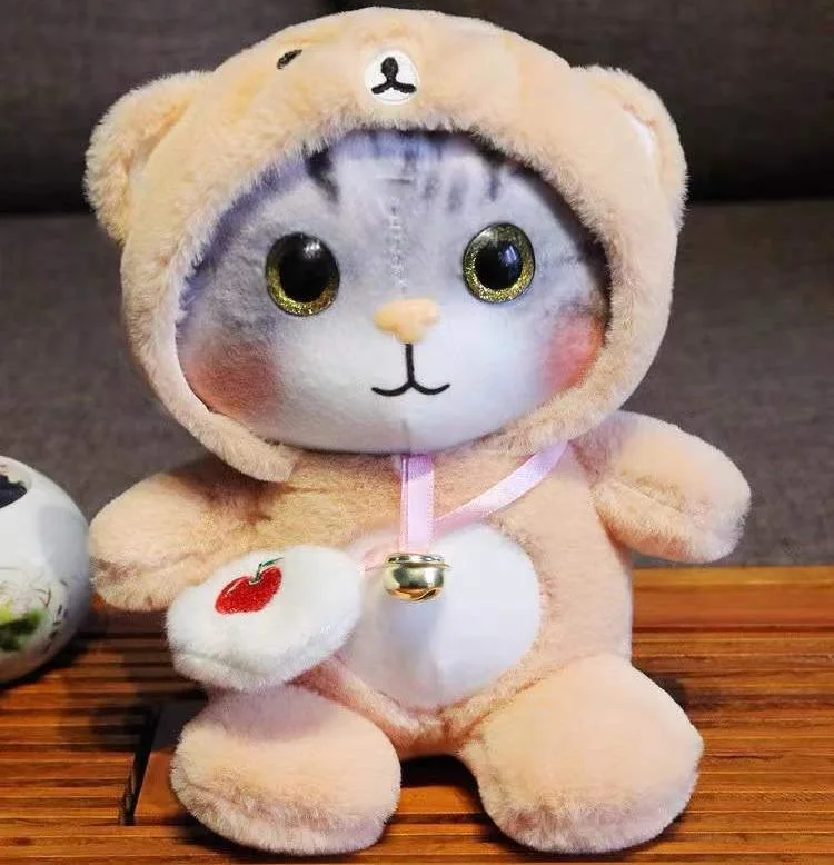 Cute Healing Cat Doll Toy Cat Plush Action Figure
