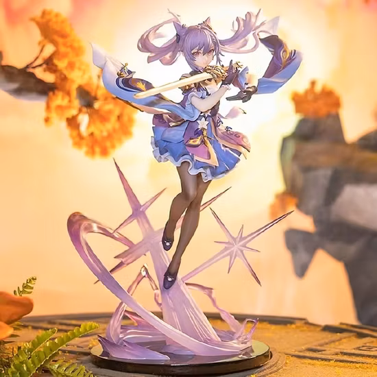 Factory Supply Keqing Genshin Impact Game Toys Wholesale Animation Model Figure