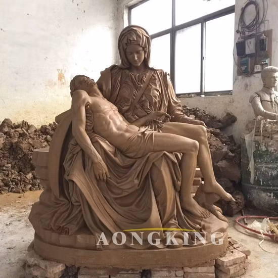 Outdoor Tall Religious Figure The Sacred Heart of Jesus Bronze Sculpture