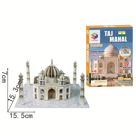 Fast Selling Paperboard 3D Animation Puzzle for Kids