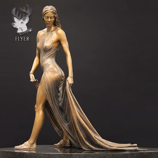 Outdoor Decorative European Celebrities Bronze Sculpture Life Size Figure Art Sculpture for City Decoration