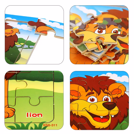 Wholesale 60PCS Party Playing Kids Puzzles